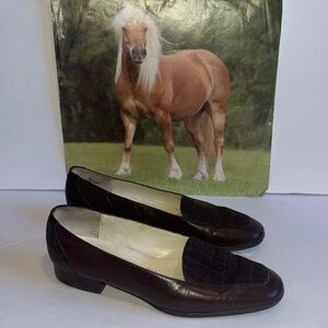 Nordstrom Michael brown leather Loafers Sz 8